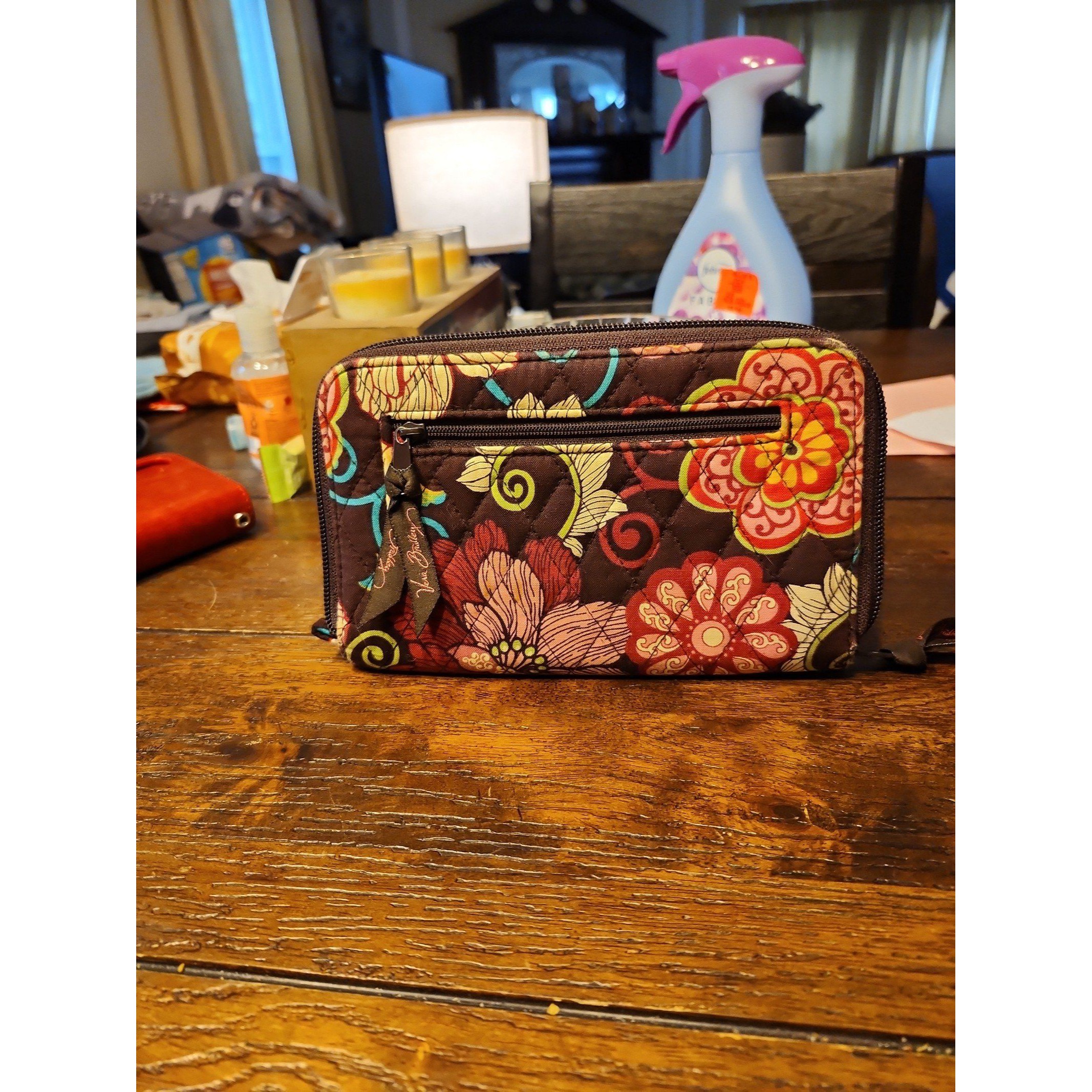 Vera Bradley Retired Mod Pink Wallet/Checkbook